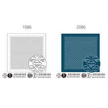 Load image into Gallery viewer, Olympus #H-1086, #H-2086 Japanese Sashiko Hitomezashi, Hana-Fukin Sashiko Sampler, Mt. Fuji (White OR Indigo)