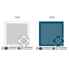 Load image into Gallery viewer, Olympus #H-1089, #H-2089 Japanese Sashiko Hitomezashi, Hana-Fukin Sashiko Sampler, Clematis (White OR Indigo)