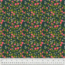 Load image into Gallery viewer, Heather Ross by Hand, Mousy Floral in Pasture, by Heather Ross for Windham Fabrics, per half-yard
