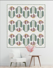Load image into Gallery viewer, Perennial by Kelly Ventura, Peony Tulip in Ivory, per half-yard