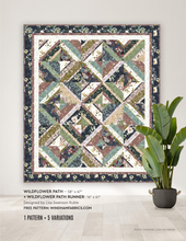 Load image into Gallery viewer, Perennial by Kelly Ventura, Fern in Teal, per half-yard