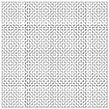 Load image into Gallery viewer, Daruma #33 Japanese Yume-Fukin Sashiko Sampler Persimmon  (White)