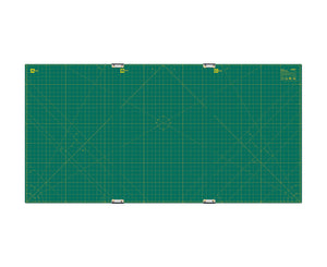 Olfa Clips/3: 35" x 70" self-healing mat with clips