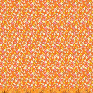 Lucky Rabbit, Calico in Red Orange by Heather Ross for Windham Fabrics, per half-yard