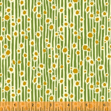 Load image into Gallery viewer, *Closeout Sale* Mazy, Sunflower in Clover by Dylan Mierzwinski, per half-yard