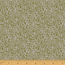Load image into Gallery viewer, Solstice, Leafy - Olive by Sally Kelly, per half-yard