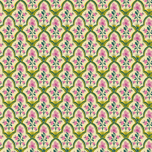 Malibu, Wood Block Lawn in Pink, Windham Fabrics, per half-yard