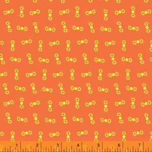 Five and Ten by Denyse Schmidt, Ding Dong in Orange, per half-yard