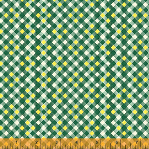 Five and Ten by Denyse Schmidt, Pixy Plaid in Dark Green, per half-yard