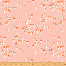 Load image into Gallery viewer, Far Far Away 3, Mushrooms in Pink, by Heather Ross for Windham Fabrics, per half-yard