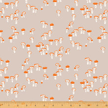 Load image into Gallery viewer, Far Far Away 3, Mushrooms in Grey, by Heather Ross for Windham Fabrics, per half-yard