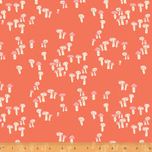 Load image into Gallery viewer, Far Far Away 3, Mushrooms in Red orange, by Heather Ross for Windham Fabrics, per half-yard
