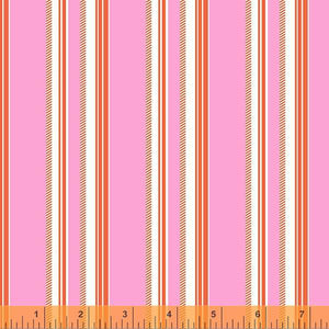 Darling by Denyse Schmidt, Chevron Stripe in Pink, per half-yard