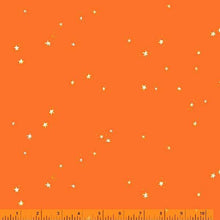 Load image into Gallery viewer, Lucky Rabbit, Hand-Drawn Stars in Red Orange by Heather Ross for Windham Fabrics, per half-yard
