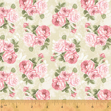 Load image into Gallery viewer, Wish You Were Here, Corsage in Cream by Whistler Studios for Windham Fabrics, per half-yard