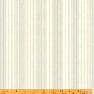 Wish You Were Here, Soft Stripe in Cream by Whistler Studios for Windham Fabrics, per half-yard