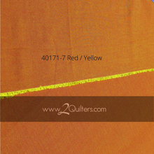 Load image into Gallery viewer, Artisan Cotton, Red-Yellow, per half-yard