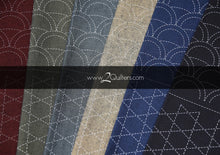 Load image into Gallery viewer, Olympus X Susan Briscoe Sashiko Panel - Traditional Patterns (Avail in 6 Col)