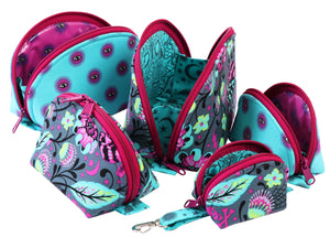 Clam Up, Zippered Pouches, Patterns by Annie