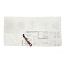 Load image into Gallery viewer, Olympus Japanese Sashiko Hitomezashi Coasters Kit (set of 5) with Thin Threads - Select Design