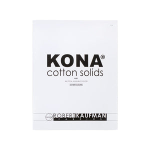 365 Kona Cotton Solids Color Card from Robert Kaufman Fabrics