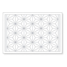 Load image into Gallery viewer, Olympus Sashiko Placemat Fabric Only, Traditional Series - Select Design (White Fabric)