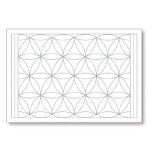 Load image into Gallery viewer, Olympus Sashiko Placemat Fabric Only, Traditional Series - Select Design (White Fabric)