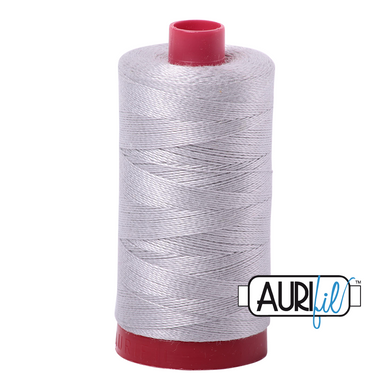 Aurifil 12wt Thread - Large Spool Aluminium #2615