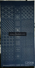 Load image into Gallery viewer, Olympus X Susan Briscoe Sashiko Panel 2020 - Traditional Patterns (Avail in 6 Col)
