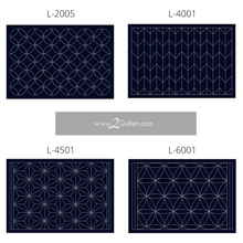 Load image into Gallery viewer, Olympus Sashiko Placemat Fabric Only, Traditional Series - Select Design (Indigo Fabric)