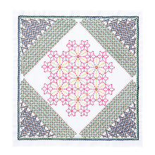 Load image into Gallery viewer, Olympus Japanese Sashiko Hitomezashi Kit - La bouquetière (Select Design)