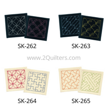 Load image into Gallery viewer, Olympus Japanese Sashiko Coasters Kit (set of 2) - Select Design