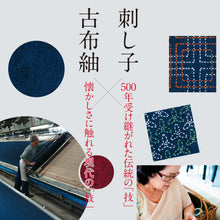 Load image into Gallery viewer, Olympus Japanese Sashiko Tsumugi Coasters Kit (set of 5) - Select Fabric Colour