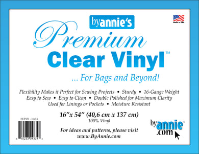ByAnnie's Premium Clear Vinyl, 16