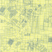 Load image into Gallery viewer, Collection CF, Euclidean in Yellow, per half-yard