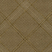 Load image into Gallery viewer, Collection CF, Tartan Single Border in Brown (Gold Metallic), per half-yard