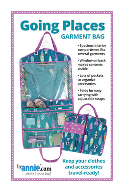 Going Places Garment Bag, Patterns by Annie