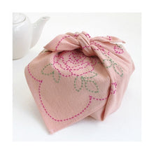 Load image into Gallery viewer, Ready To Stitch ** Olympus #SK-287 Japanese Sashiko Luncheon Mat Kit - Rose Border