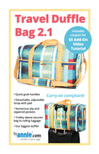 Load image into Gallery viewer, Travel Duffle Bag 2.1, Patterns by Annie
