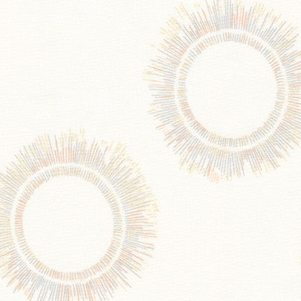 Winter Shimmer, Snow Circles, per half-yard (with Metallic Accents)