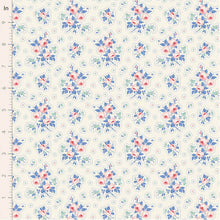 Load image into Gallery viewer, *PRE-ORDER, Ships in June 2026* Tilda Something Blue, First Kiss in Cream, per half-yard