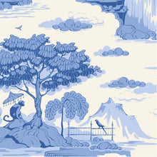 Load image into Gallery viewer, *PRE-ORDER, Ships in June 2026* Tilda Something Blue, Cottonview in Cream, per half-yard