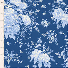 Load image into Gallery viewer, *PRE-ORDER, Ships in June 2026* Tilda Something Blue, Wildgarden in Night, per half-yard