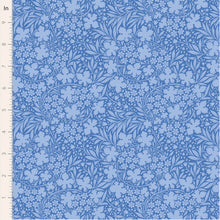 Load image into Gallery viewer, *PRE-ORDER, Ships in June 2026* Tilda Something Blue, Bushbloom in Cornflower, per half-yard