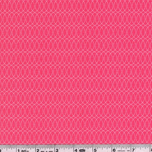 *Closeout Sale* Robert Kaufman, Kokeshi, Wavy Scroll in Blush, 24" (LAST PIECE)