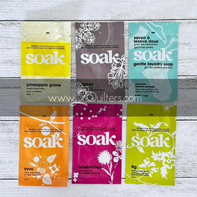Minisoak Soak Wash, Rinse-Free Detergent, 5ML per pack (Select Scent)