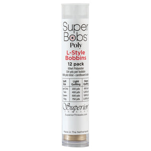 Superior Threads - Super Bobs Poly 12pk L-Style #653 Beach