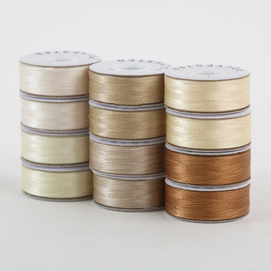 Superior Threads - Super Bobs Poly Multicolor 12pk L-Style - Neutral