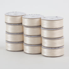 Load image into Gallery viewer, Superior Threads - Super Bobs Poly 72pk L-Style #655 Off White