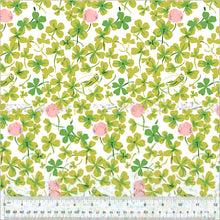 Load image into Gallery viewer, Heather Ross by Studio Edit, Cricket Clover in Pink, by Heather Ross for Windham Fabrics, per half-yard